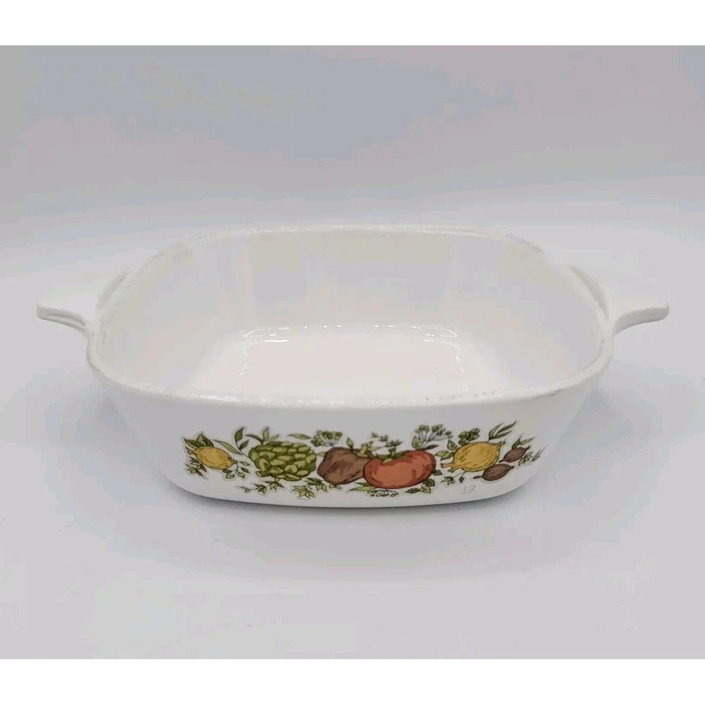 Corning Ware Spice Of Life‎ 1 3/4 Cup Small Casserole Dish Vintage Collectible